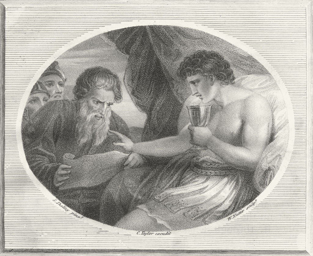 PORTRAITS. Confidence of Alexander 1795 old antique vintage print picture